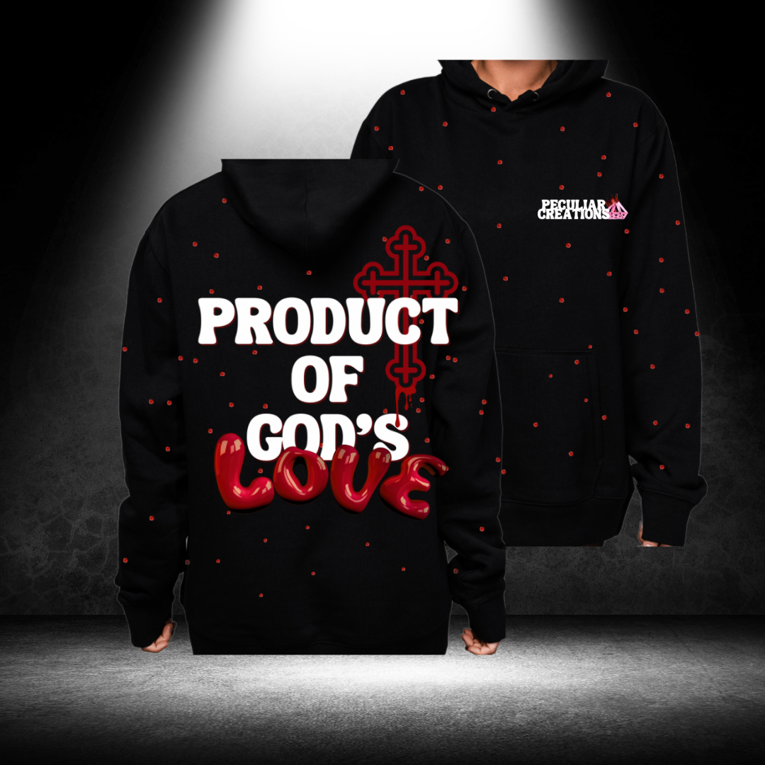 Product Of God’s Love Zip Up (No Rhinestone)